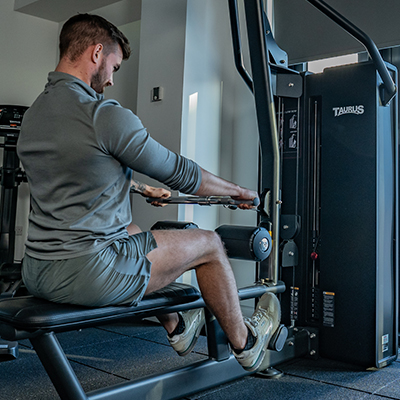 Taurus Pro Lat Pulldown & Low Row Machine