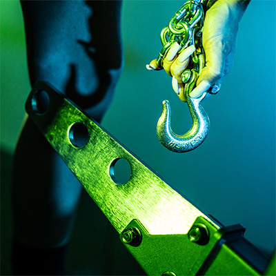 Hook attachment point on the Taurus Pro Iso Belt Squat