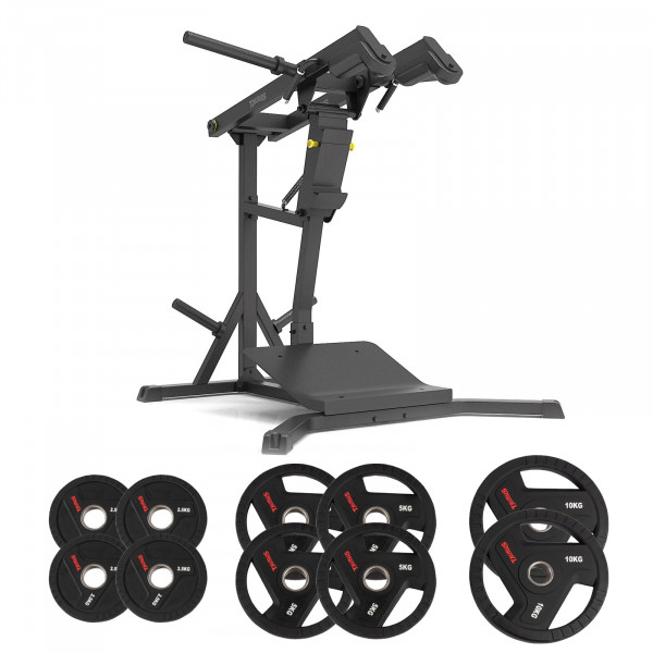 Taurus Pro Iso Leverage Squat / Calf with 50kg TPU Plates