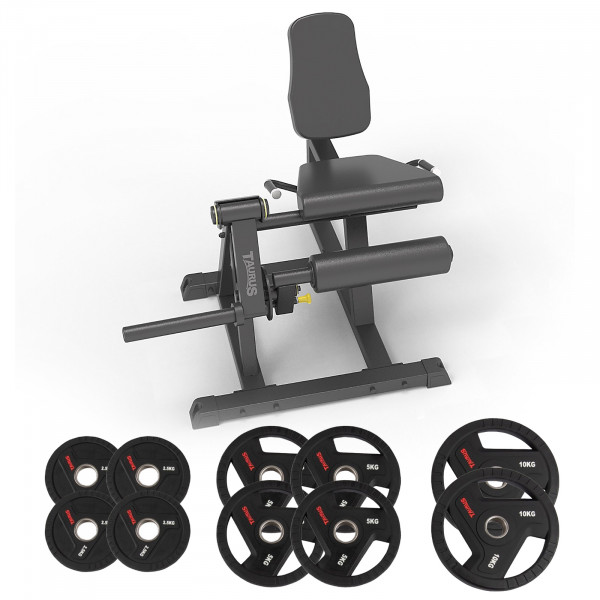 Taurus Pro Iso Seated Leg Extension with 50kg TPU Plates