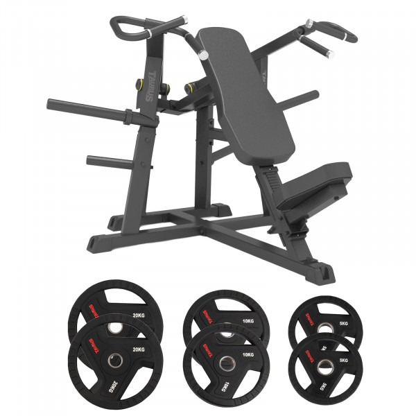 Taurus Pro Iso Seated Shoulder Press with 70kg TPU Plates