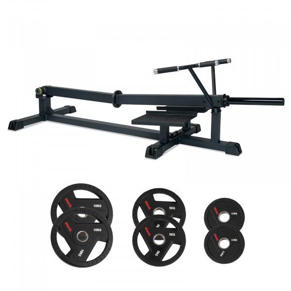 Taurus Pro Iso T Bar Row with 35kg TPU Plates