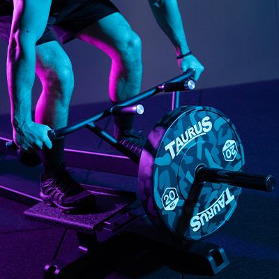Close up of the Taurus T-Bar Row