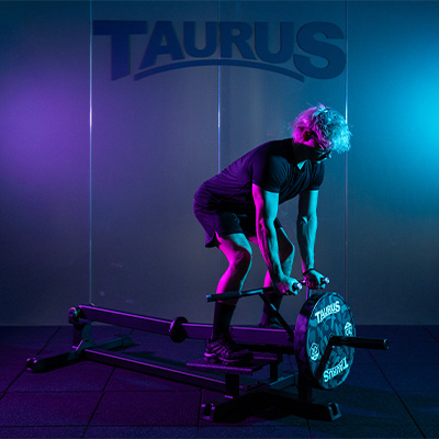 Model using the Taurus Pro Iso T Bar Row