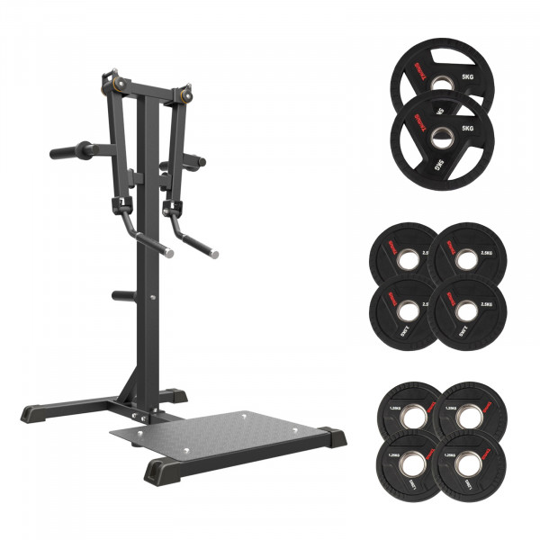 Taurus Pro Iso Standing Lat Raise with 25kg TPU Plates