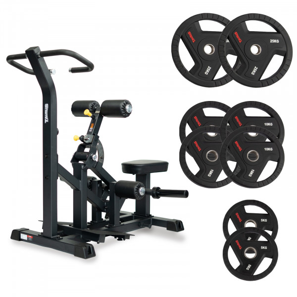 Taurus Pro Iso Vertical Hip Thrust with 100kg TPU Plates