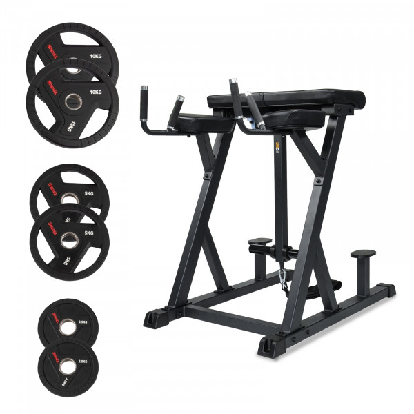 Taurus Pro Iso Reverse Hyper with 35kg TPU Plates