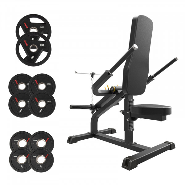 Taurus Pro Iso Bicep Tricep with 25kg TPU Plates