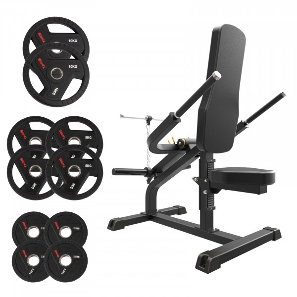 Taurus Pro Iso Bicep Tricep with 50kg TPU Plates