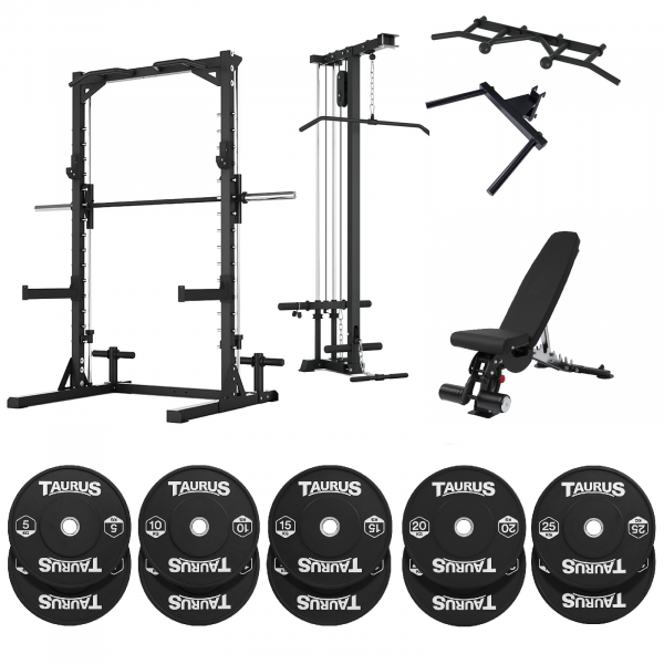 Taurus MS3 + attachments + 150kg bumper kit + bench