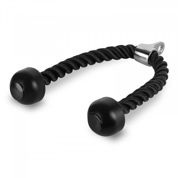 Top-angled view of the Taurus Double Tricep Rope Cable Attachment