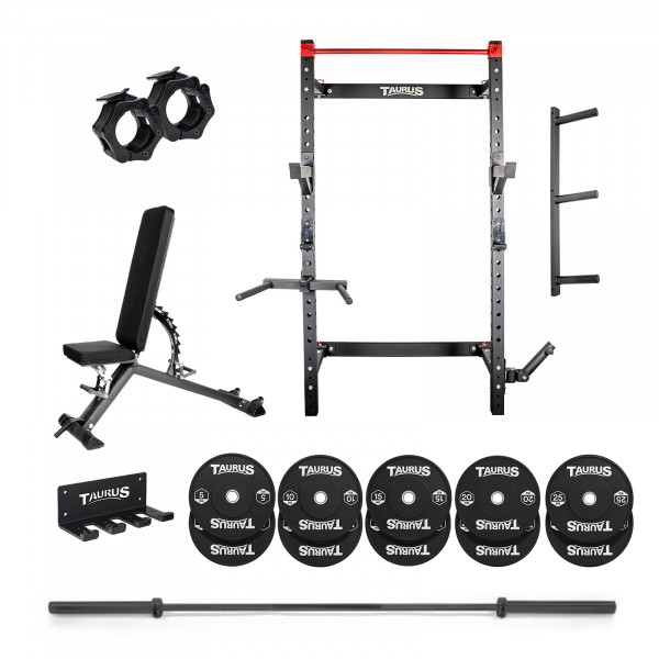 Taurus Space-Saver Gym Set - Full bundle items