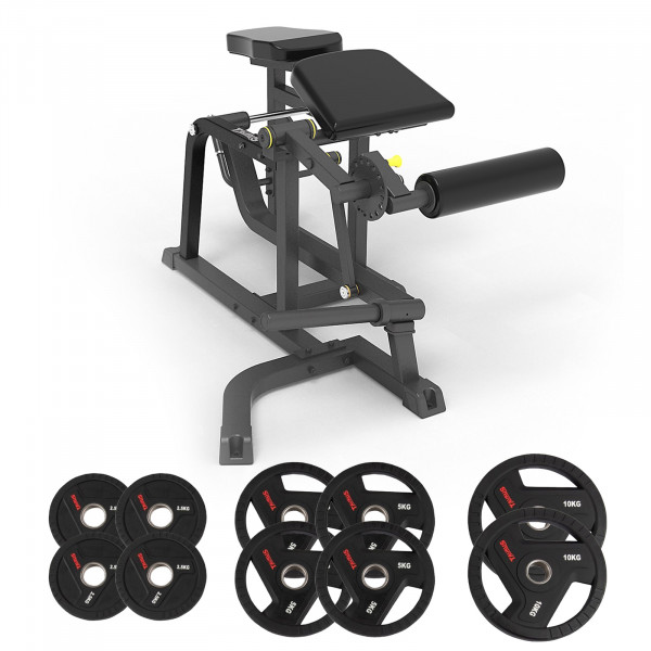 Taurus Pro Iso Prone Leg Curl with 50kg TPU Plates