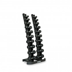 Taurus 10 Pair Hex Dumbbell Set with Storage