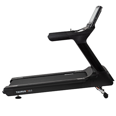 Side view of the Taurus T10.5 Pro Treadmill  