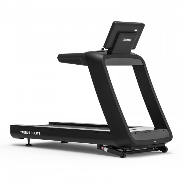 Front-left view of the Taurus Elite Treadmill