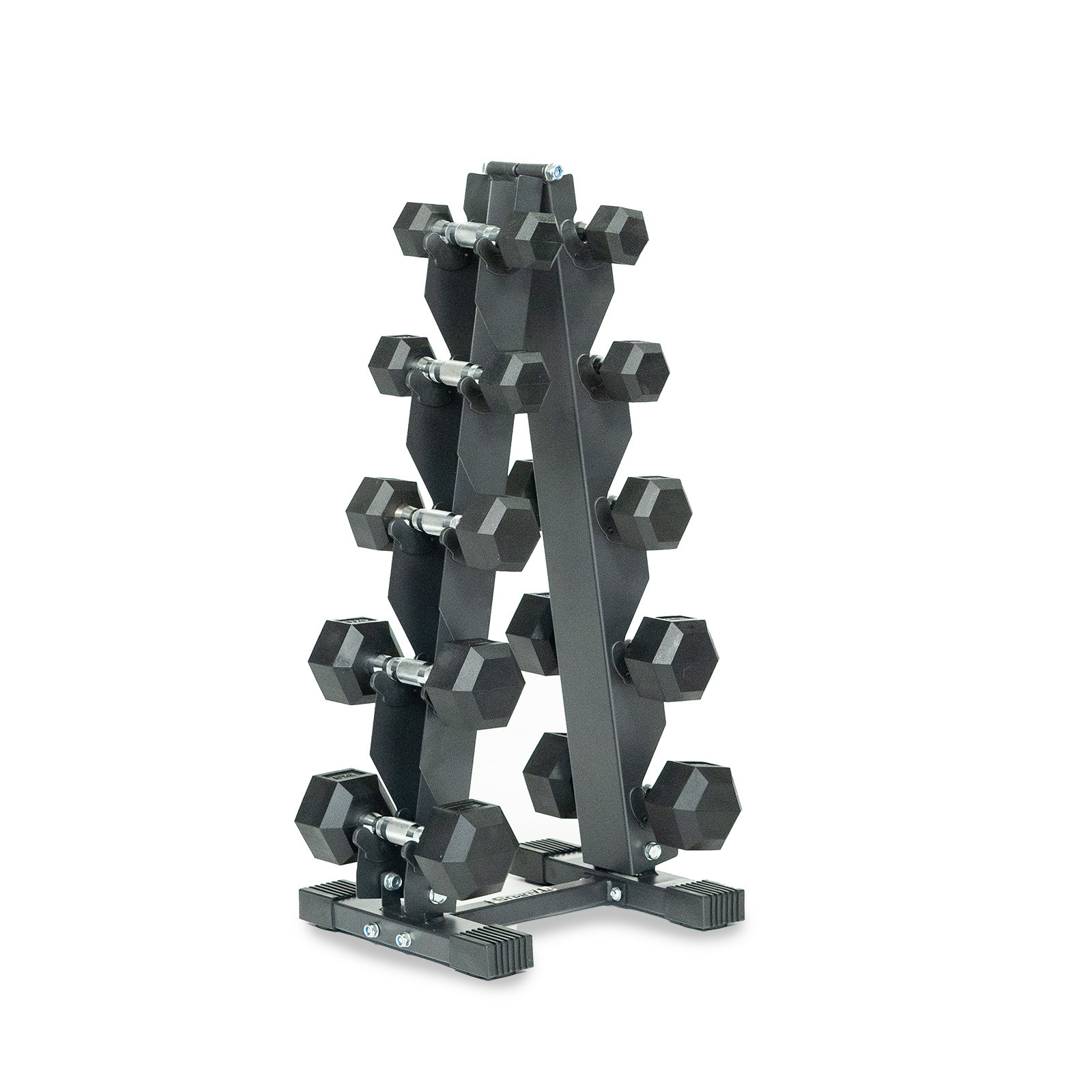 Taurus 5 Pair Hex Dumbbell Set with Rack Shop Online Fitshop