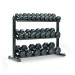Taurus Hex Dumbbell Set with 3-Tier Rack
