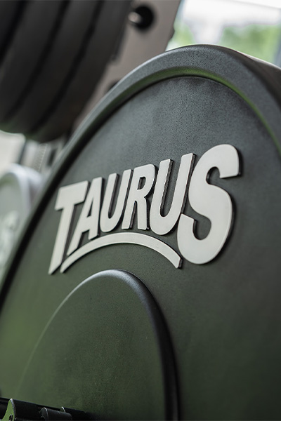 Taurus Black Bumper Olympic Weight Set with Bar - 100kg / 150kg