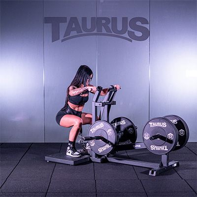 Taurus Black Olympic Rubber Bumper Weight Plates