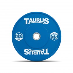 Taurus Coloured Olympic Rubber Bumper Weight Plates