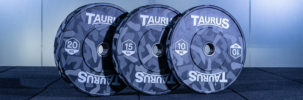 Taurus Camo Olympic Rubber Bumper Weight Plates