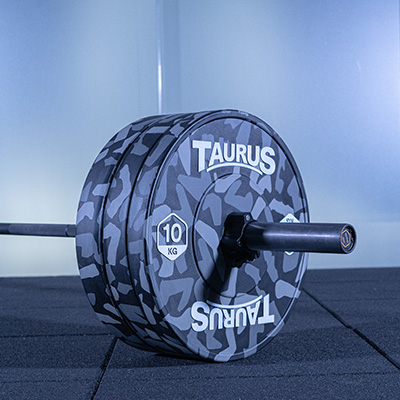 Taurus Camo Olympic Rubber Bumper Weight Plates