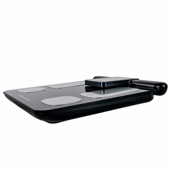 Side view of the Taurus Wellness Body Composition Scale Pro.