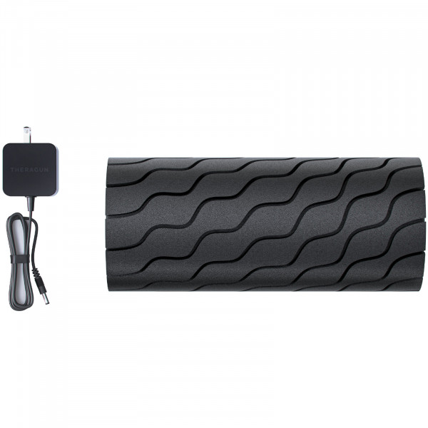 Theragun Wave Roller with power adapter, cable and carrying bag (not pictured) included.