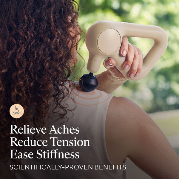 Infographic for the Theragun Relief uses.