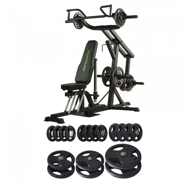 Tunturi WT80 + 115kg Cast Plates