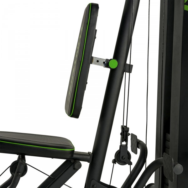Detailed view of the Tunturi HG60's adjustable bench.