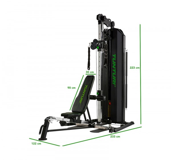 The Tunturi HG80 Home Gym excels as an ideal choice for home workouts.
