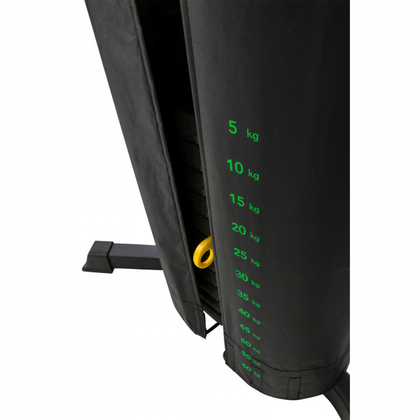 Tunturi HG20 Multi Gym - weight stack close-up