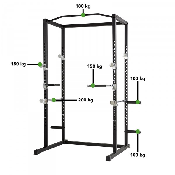 Tunturi WT60 Cross Fit Rack - maximum load capacity