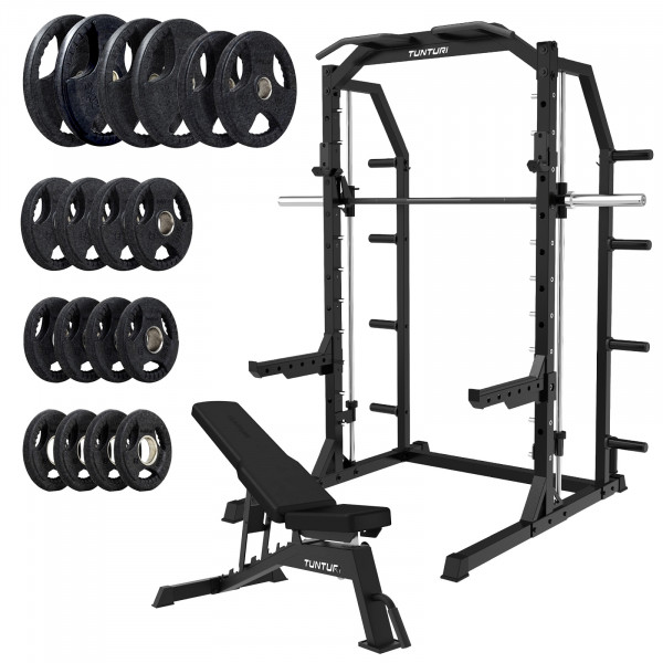 Tunturi SM70 + 125kg plates + UB70 Bench