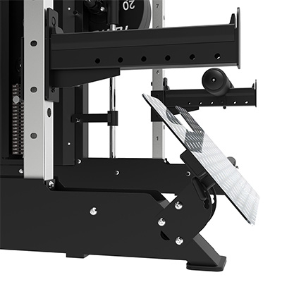 Close-up image of the Tunturi Platinum Full Smith/Functional Trainer footpad