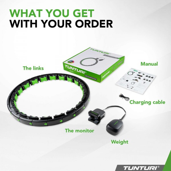 Tunturi Adjustable Hula Hoop - Smart - Unboxed