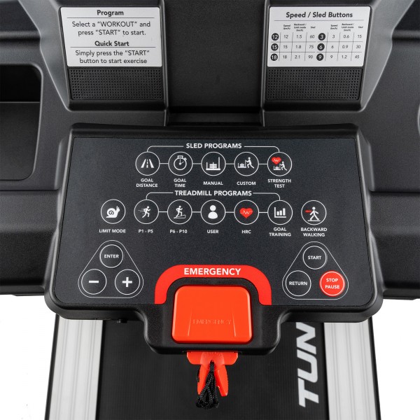 Elevate your workouts with the Tunturi Platinum Core Treadmill.