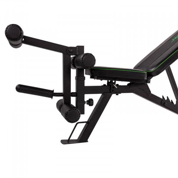 Tunturi UB80 Weight Bench close-up of the leg developer.