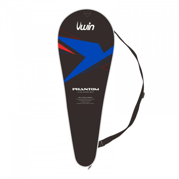 Uwin Phantom 2 Player Badminton Racket Set packaging