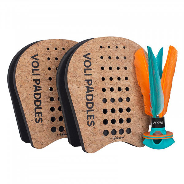 Waboba Voli Racket Set including rackets and flyer shuttlecock