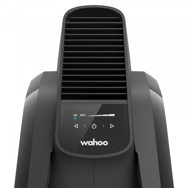 Top-down view of the Wahoo KICKR HEADWIND control panel.