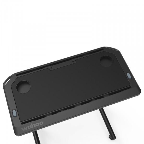 Front right view of the Wahoo KICKR Desk.