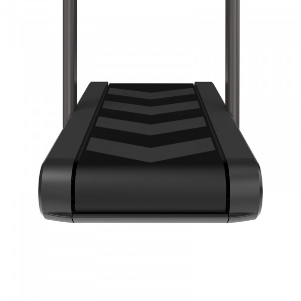 Front view of the Wahoo KICKR RUN Smart Treadmill deck