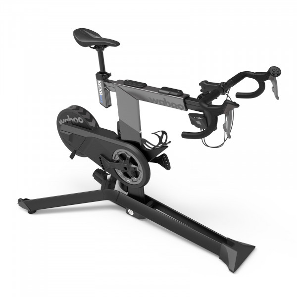 Angled top view of the Wahoo KICKR BIKE PRO