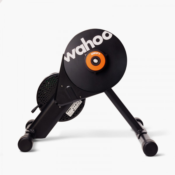 Left profile view of the Wahoo KICKR CORE Zwift One Smart Trainer V2.