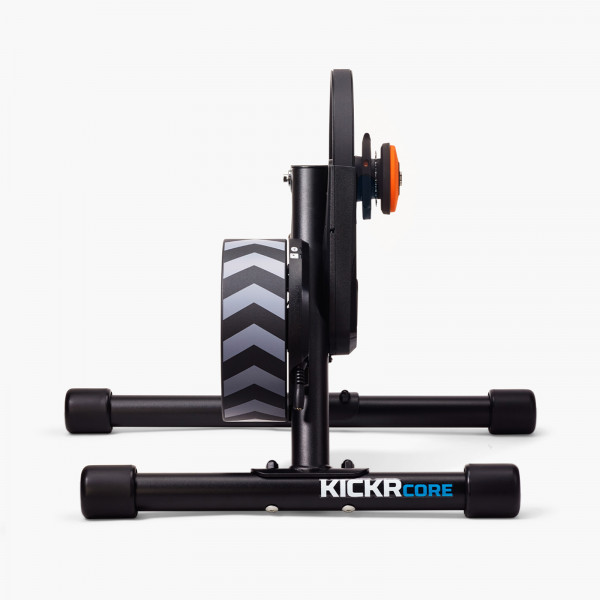 Rear view of the Wahoo KICKR CORE Zwift One Smart Trainer V2.
