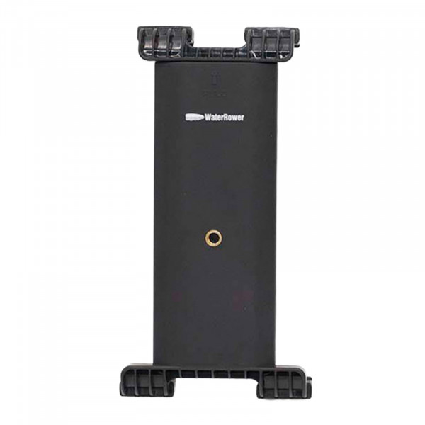 Pulled-out view of the large WaterRower tablet holder