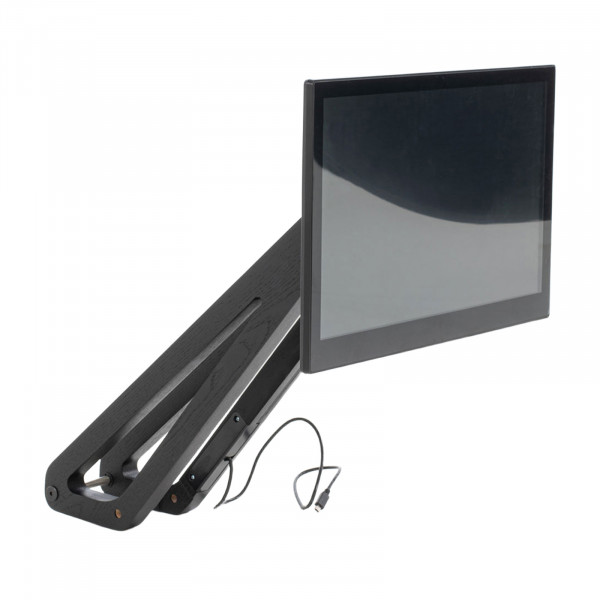 Top-angled view of the WaterRower Ergatta Upgrade Set - Shadow